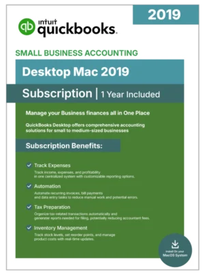 QuickBooks Desktop Mac 2019 - No Subscription